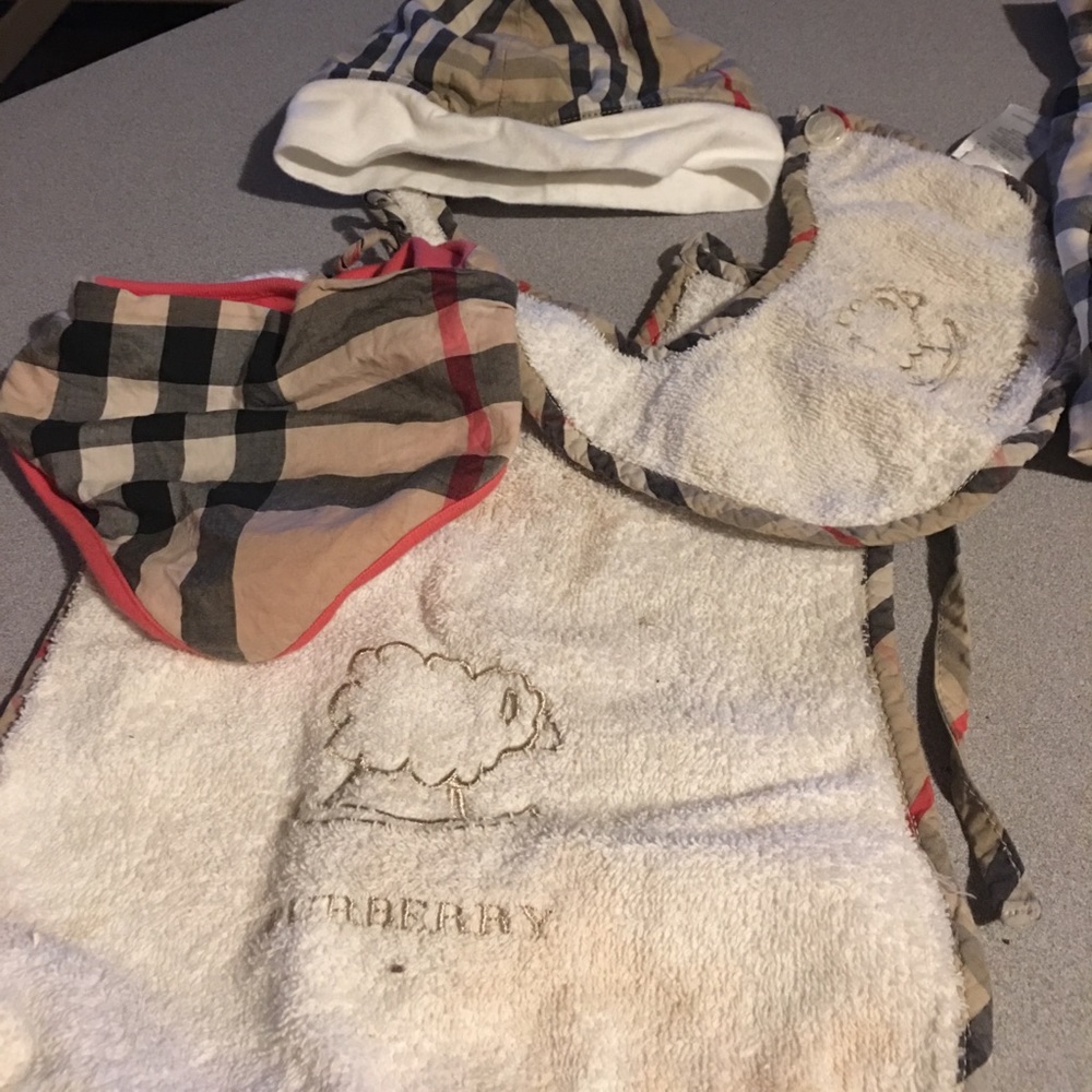 Authentic newborn baby boy Burberry clothes!!